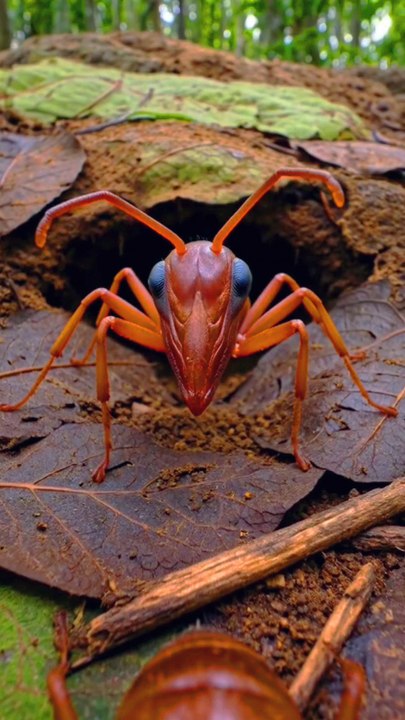 “I Mounted a Camera on an Army Ant… This Is What Its Underground Colony Looks Like!” 🐜📹🔥