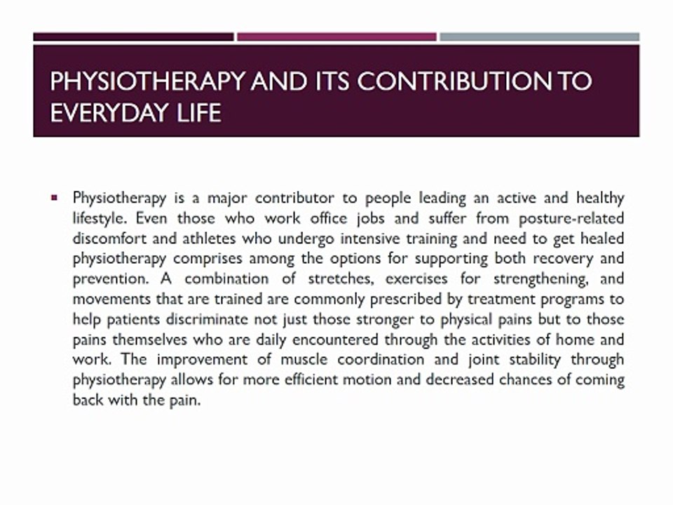 Regaining Strength and Flexibility With Modern Physiotherapy in Yonge