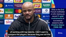 'A pleasure to witness' Olise trajectory - Kompany after Bayern thrash Atalanta