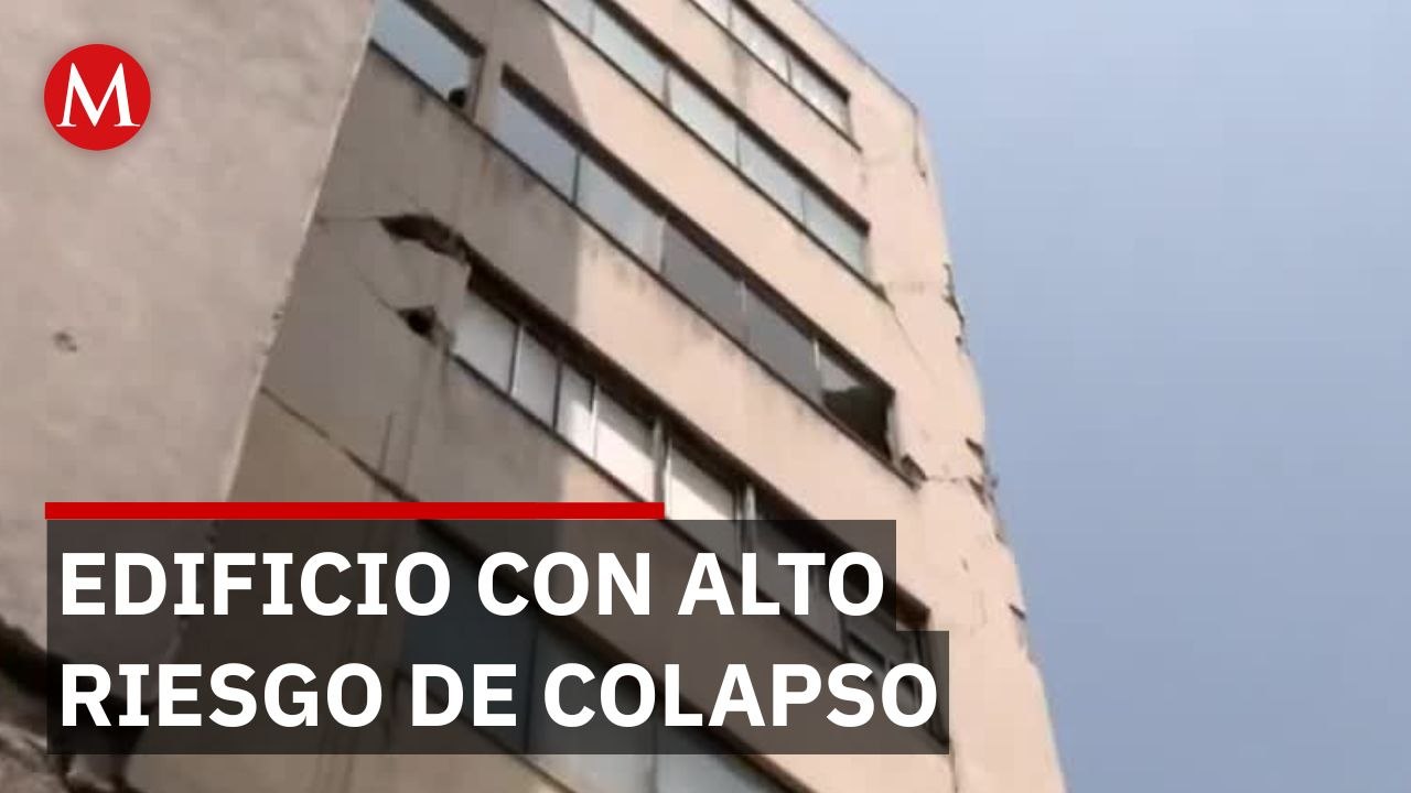Vecinos de la colonia Doctores denuncian edificio peligroso
