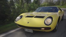 Lamborghini Miura in Yellow Driving Video
