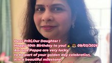 09.03.2026 Priti's 50 th Birthday