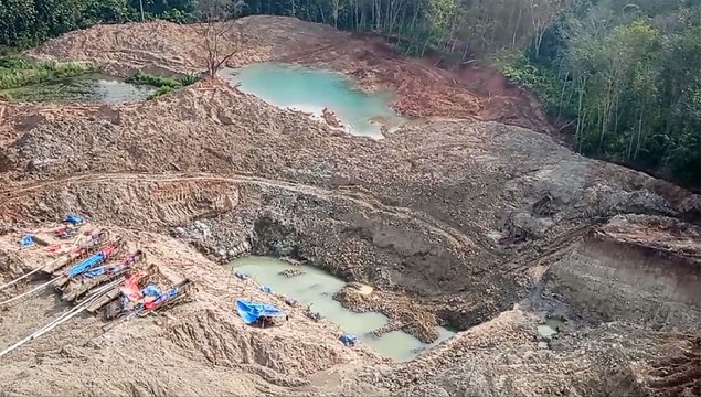 Tambang Emas Ilegal Beromzet Rp2,8 M/Hari Digerebek Polisi