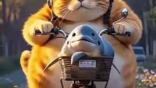 _Cat_s_Wild_Ride_From_Fishing_to_Prison_This_Feline_is_Fearless_funnycats_animation_catlover