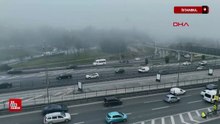 İstanbul'da sis etkili oldu: Havadan görüntülendi