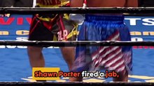Shawn Porter WALKED into a TRAP! Keith Thurman PUNISHED him INSTANTLY!
