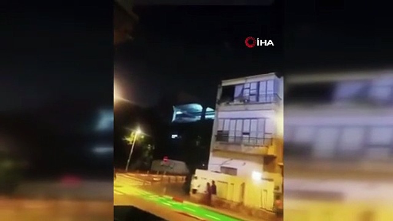İran'dan İsrail'e yeni füze dalgası görüntüleri