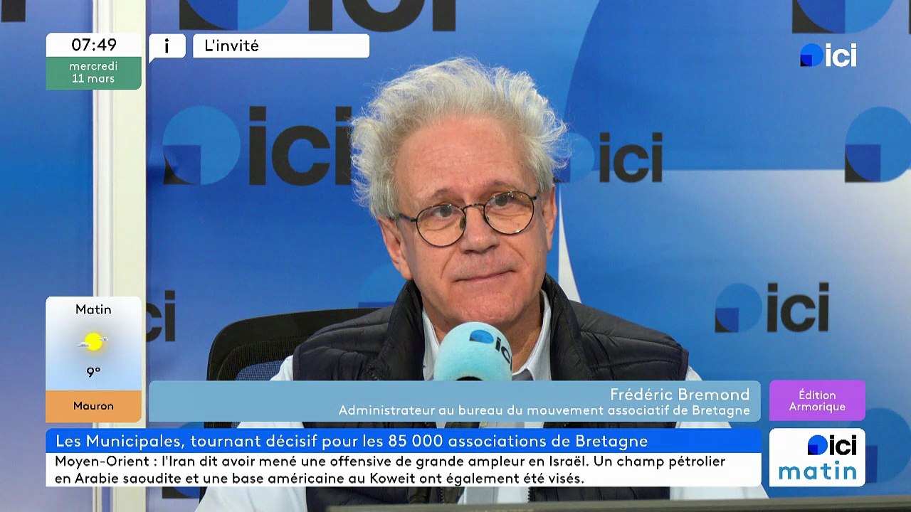 Frédéric Bremond, administrateur au bureau du Mouvement associatif de Bretagne, co-président du mouvement associatif rennais