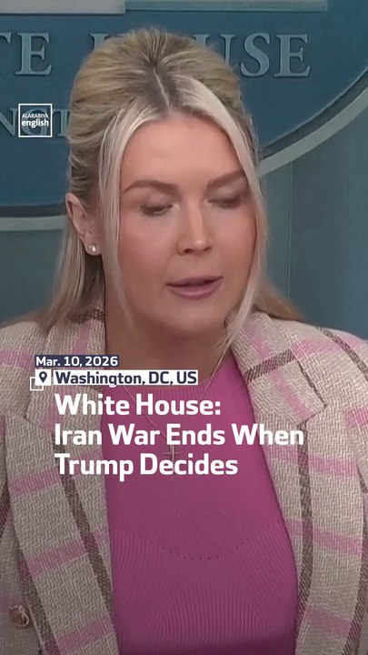 White House: Iran War Ends When Trump Decides