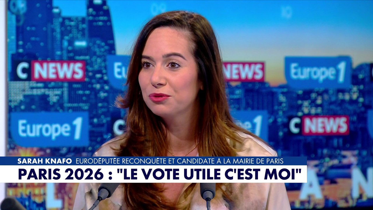 Sarah Knafo : «Je propose à Rachida Dati que nous battions la gauche ensemble»