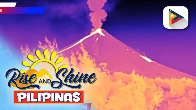 Effusive eruption, naitala ng Phivolcs sa Bulkang #Mayon kaninang madaling araw