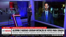 Senado 2026: Alckmin e Haddad lideram corrida pelas duas vagas de São Paulo