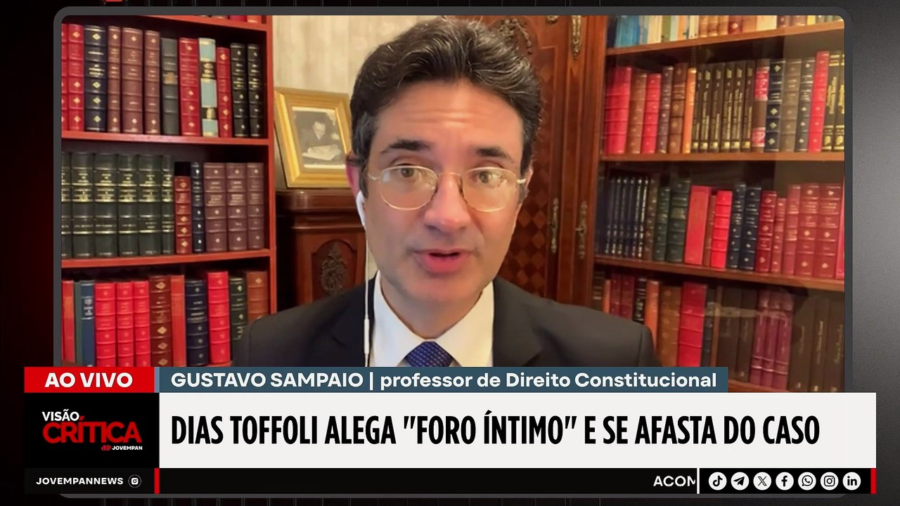 Toffoli alega “foro íntimo” e especialistas analisam desdobramentos do caso Master | Visão Crítica