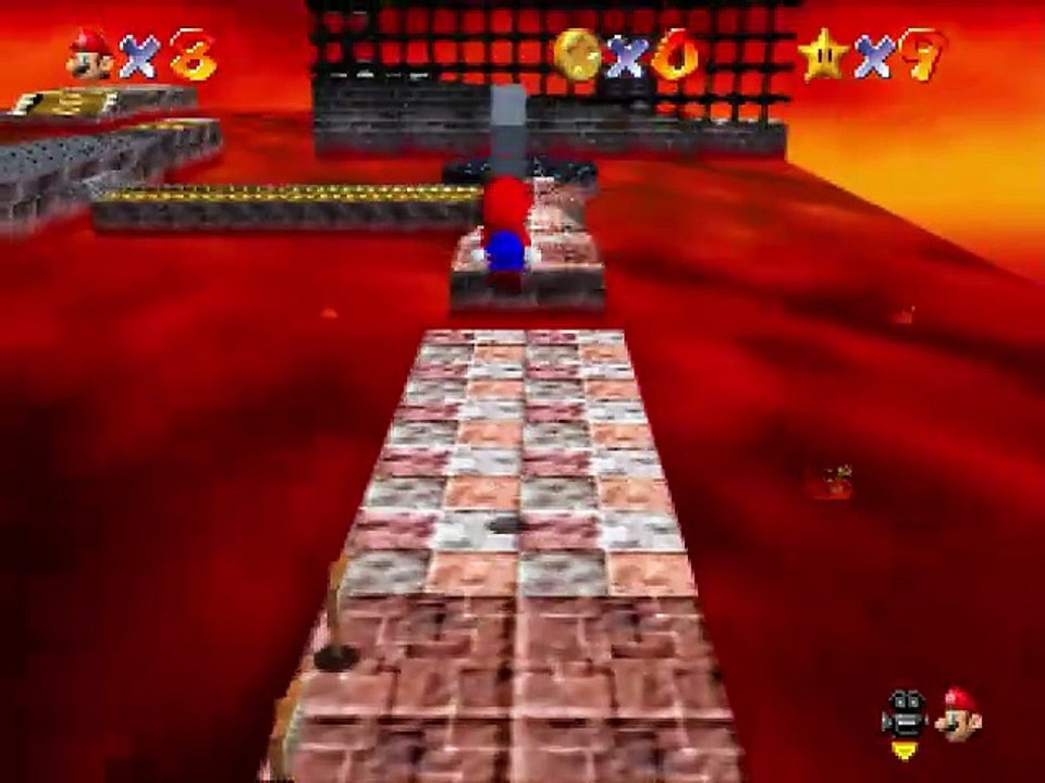 Super Mario 64 - Elevator Tour in the Volcano 18"11