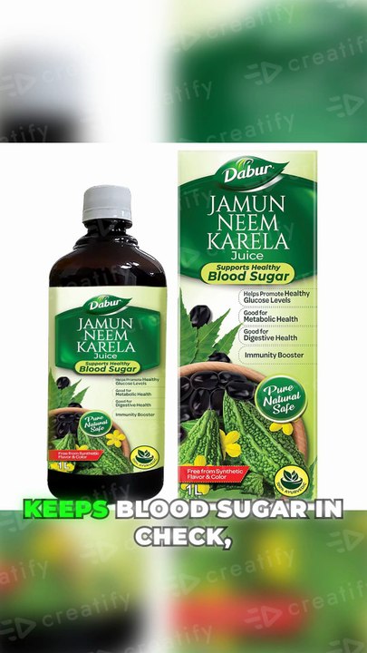 Dabur Jamun Neem Karela Juice 🌿 Ayurvedic Drink for Blood Sugar & Wellness