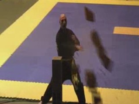 Ecole d'arts martiaux Thieu Lam Hong Quyen démo à Béziers