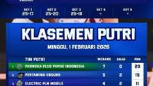 Hasil dan Klasemen Liga Voly Putri Popsivo VS BJB 3-0