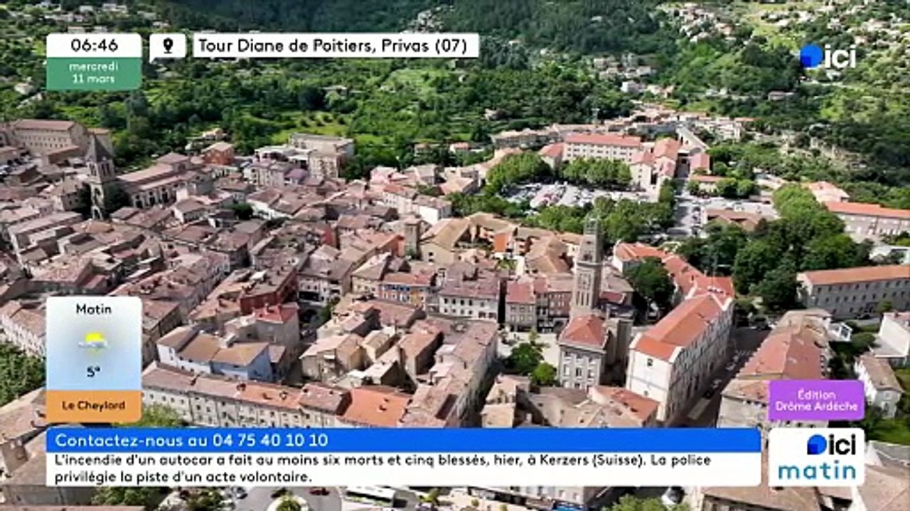 11/03/2026 - ici matin par ici Drôme Ardèche en vidéo
