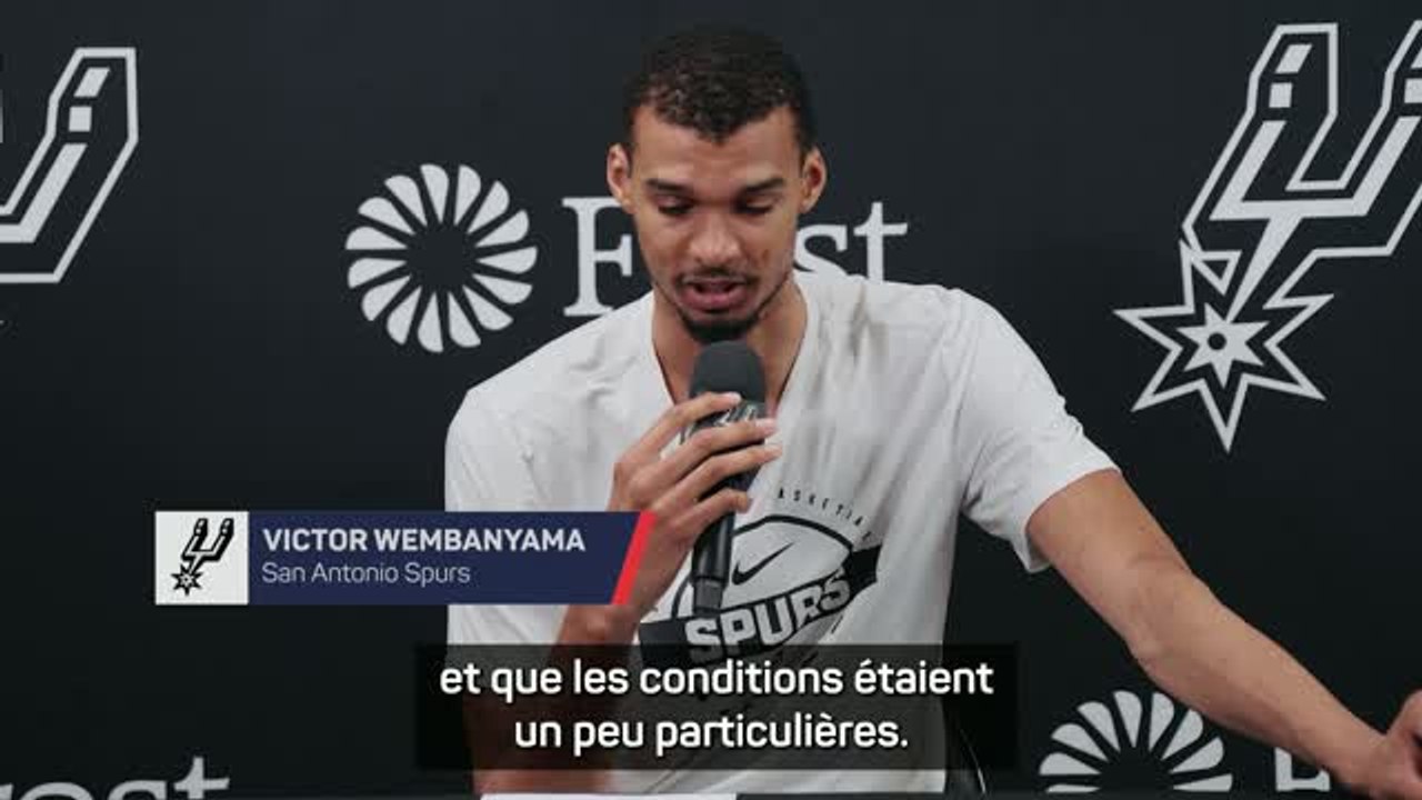 Spurs - Wembanyama : "Rester fidèle à notre identité"