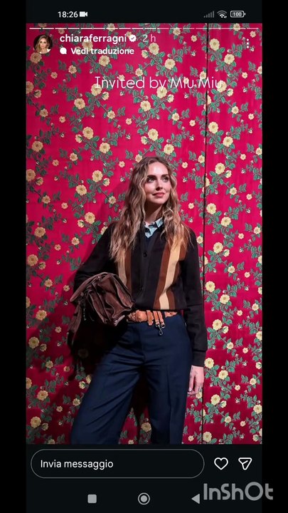 Chiara Ferragni di nuovo a Parigi per sfilate moda