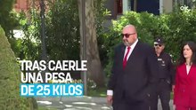 Koldo García pierde el conocimiento en el gimnasio de Soto del Real tras caerle una pesa de 25 kilos
