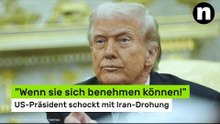 Donald Trump: "Wenn sie sich benehmen können!" US-Präsident schockt mit Iran-Drohung