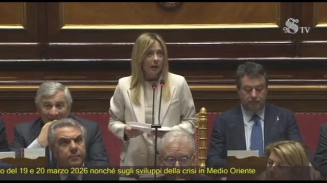 Iran, Meloni: crisi complessa, invito a coesione, no a polarizzazione