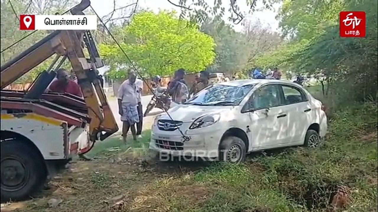 விபத்துக்குள்ளான கார் - போதை தெளிந்தவுடன் பதறிய ஓட்டுநர்