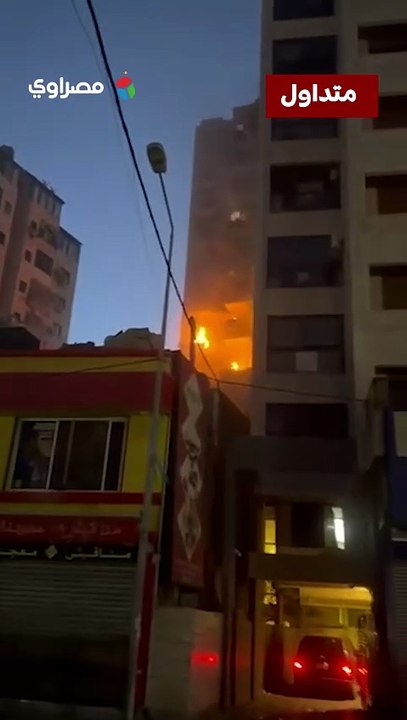 غارة إسرائيلية تستهدف شقة سكنية في منطقة عائشة بكار وسط بيروت