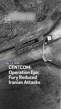CENTCOM: Operation Epic Fury Reduced Iranian Attacks