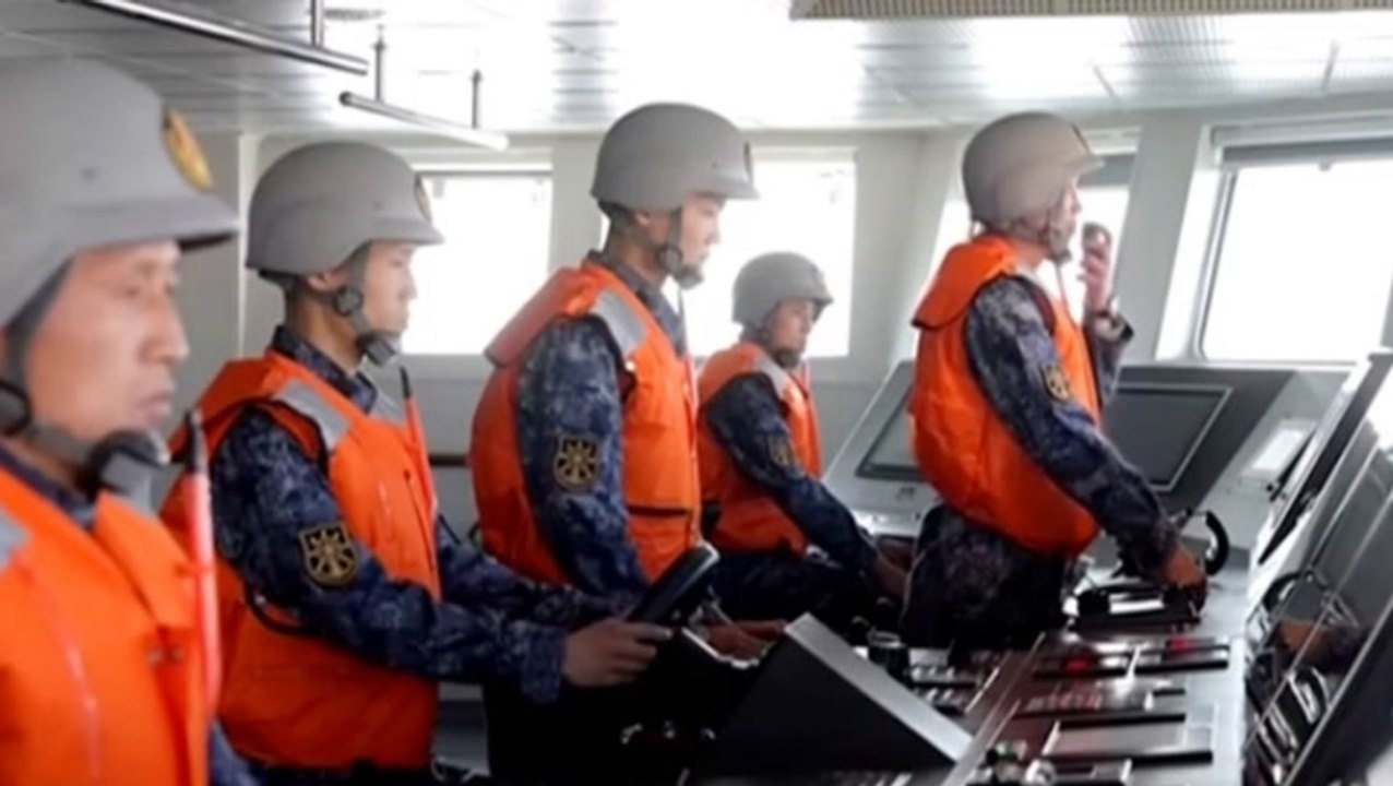 Kim Jong Un watches on as North Korea conducts cruise missile test on new 5000-ton destroyer warship