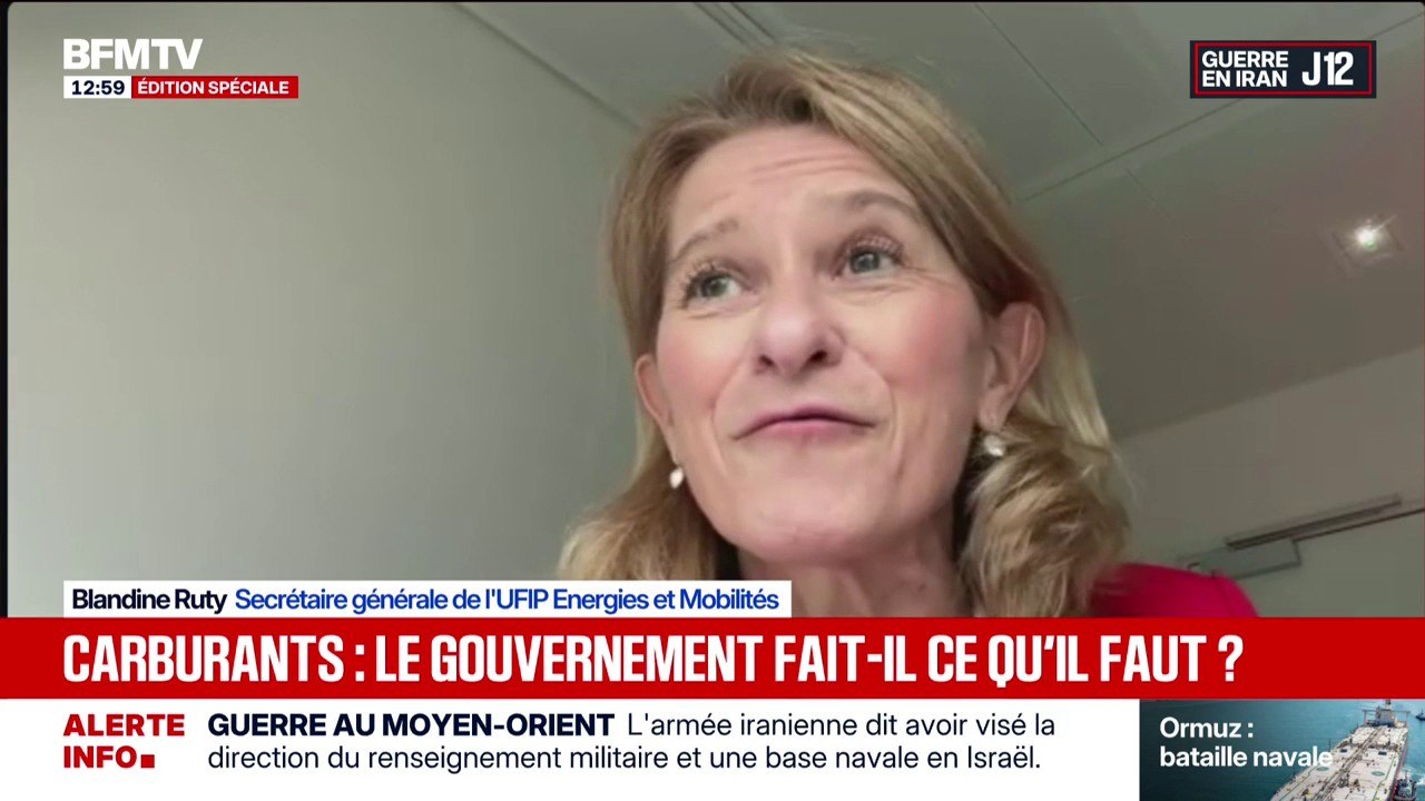"Aujourd'hui la marge nette des distributeurs de carburants c'est entre 1 à 2 centimes le litre", déclare Blandine Ruty, secrétaire générale de l'UFIP énergies et mobilités
