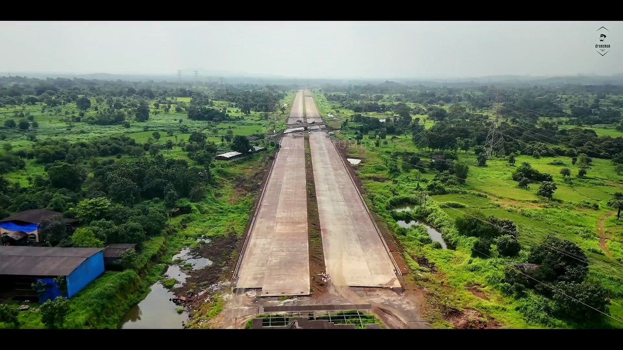 The Eastern and Western Highway Of Navi Mumbai International Airport _ Navi Mumbai Coastal Road