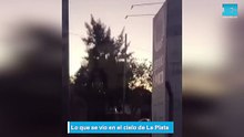 Lo que se vio en el cielo de La Plata