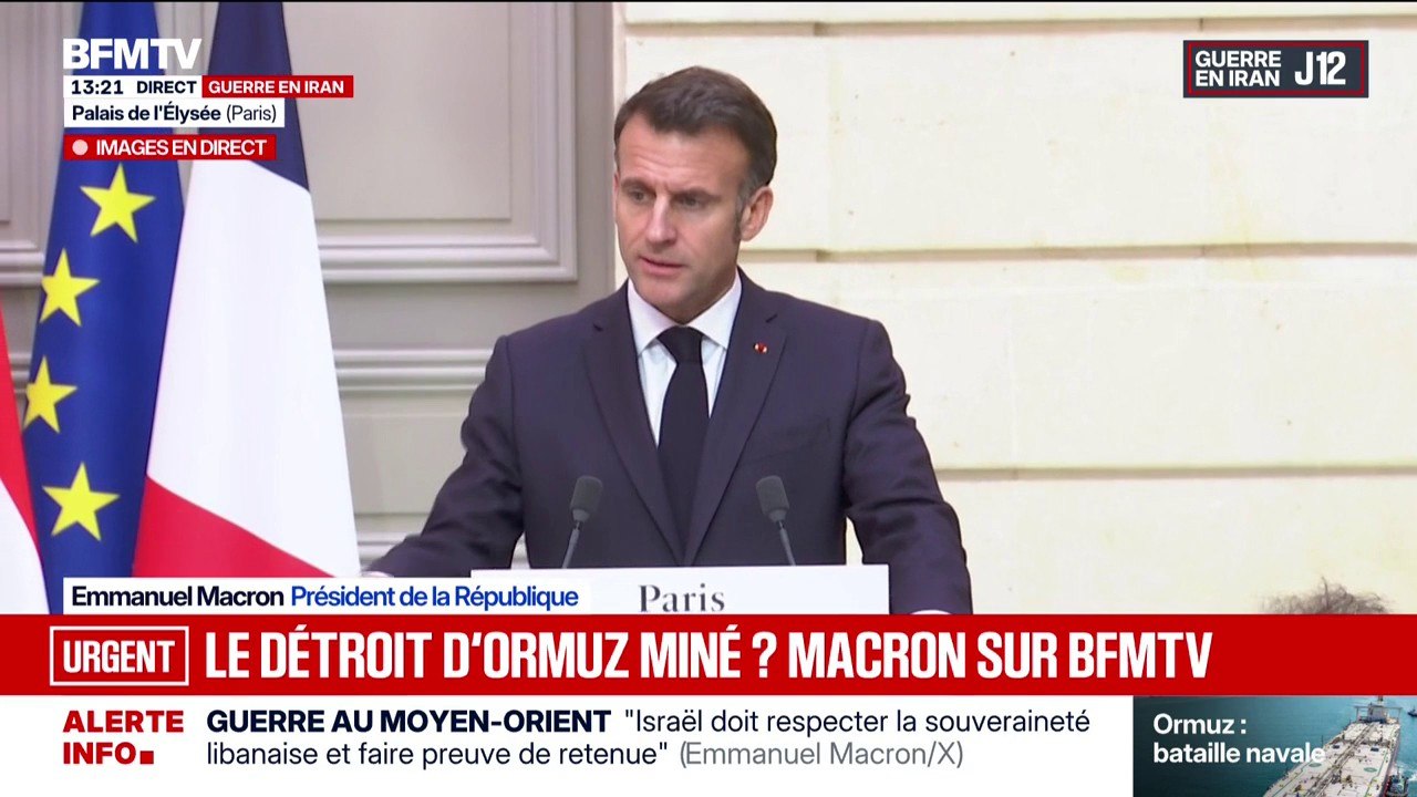 "Tout ceci ne détourne pas l'Europe de l'Ukraine": pour Emmanuel Macron, "la priorité est de mettre en œuvre sans délai les 90 milliards d'euros de prêt" à Kiev