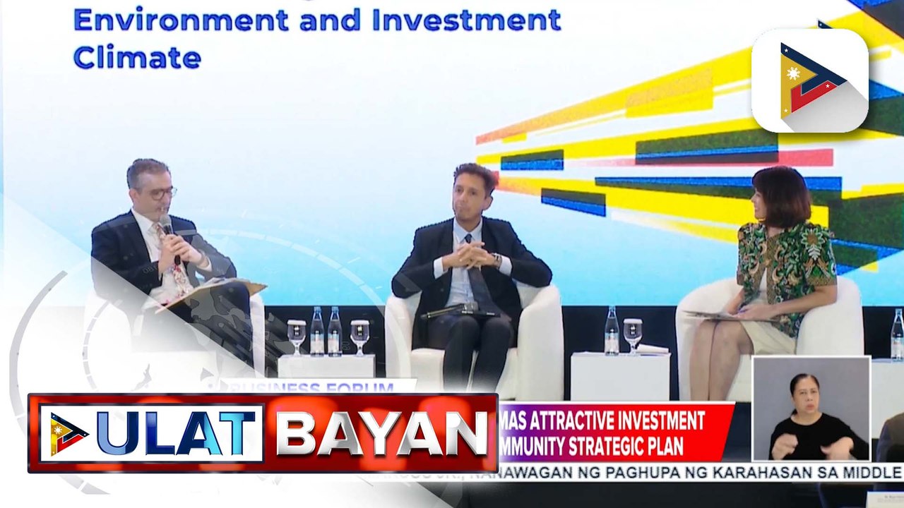 Regional economic leaders sa ASEAN Business Environment Forum, nagsama-sama ngayong araw | ulat ni Gab Villegas