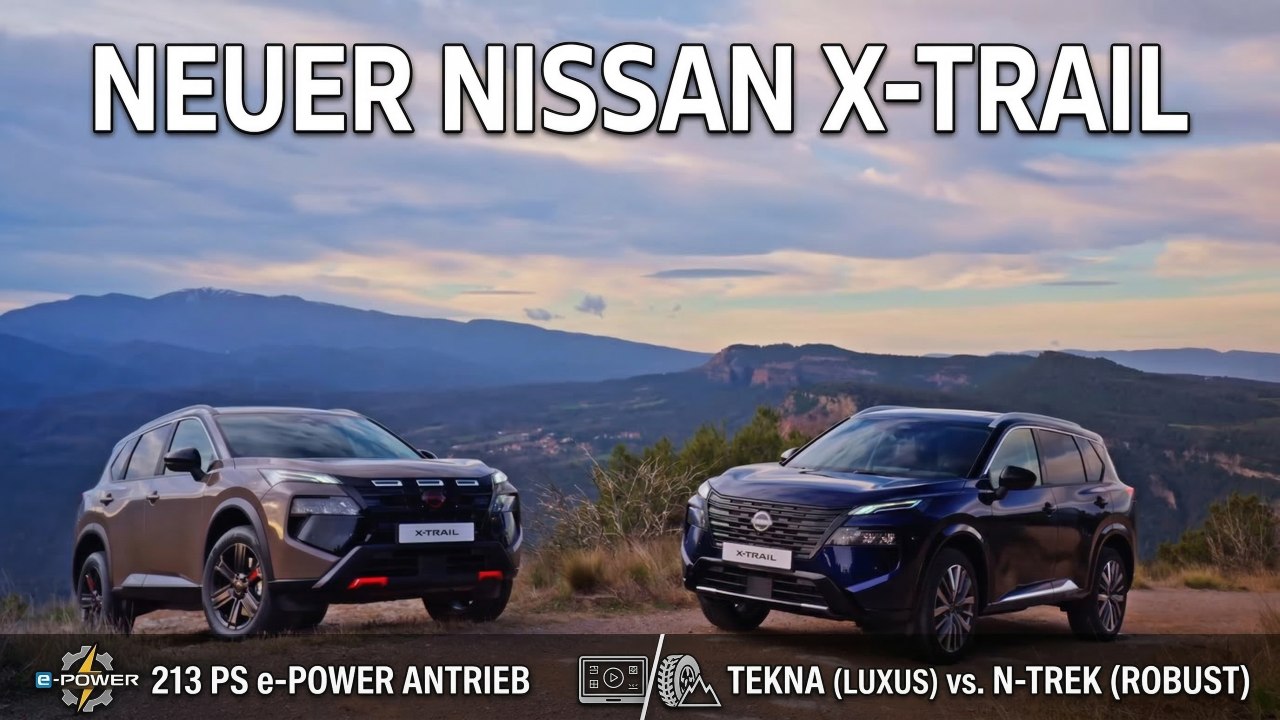 Nissan X-Trail 2026 Tekna & N-Trek im Detail: Design, Leistung, Infos