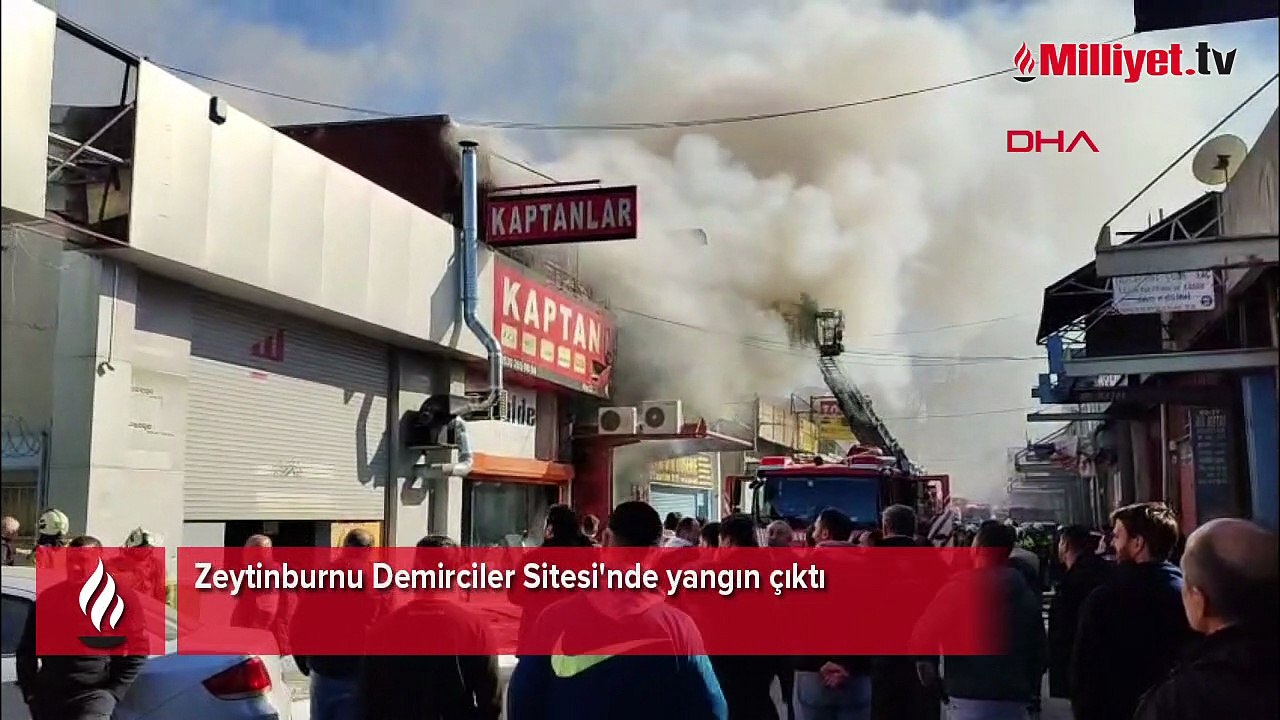 Zeytinburnu Demirciler Sitesi'nde yangın