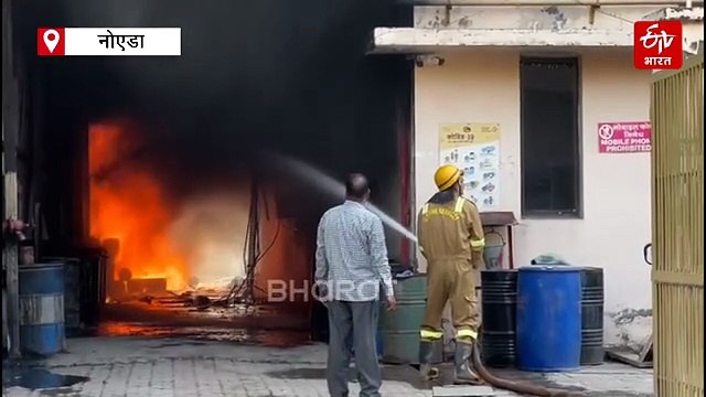 नोएडा में केमिकल फैक्ट्री में लगी भीषण आग, आसपास की फैक्ट्रियां खाली कराई गई