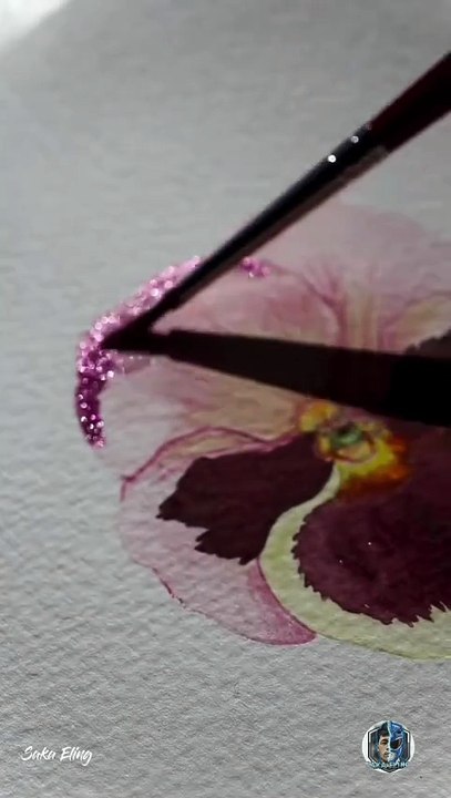 Bringing Petals to Life with Metallic Details"