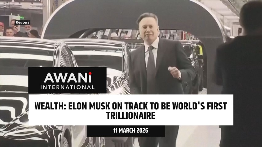 Elon Musk on track to be world's first trillionaire