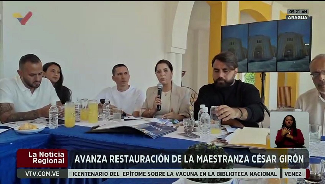 Avanza labores de restauración de la Maestranza César Girón en el estado Aragua