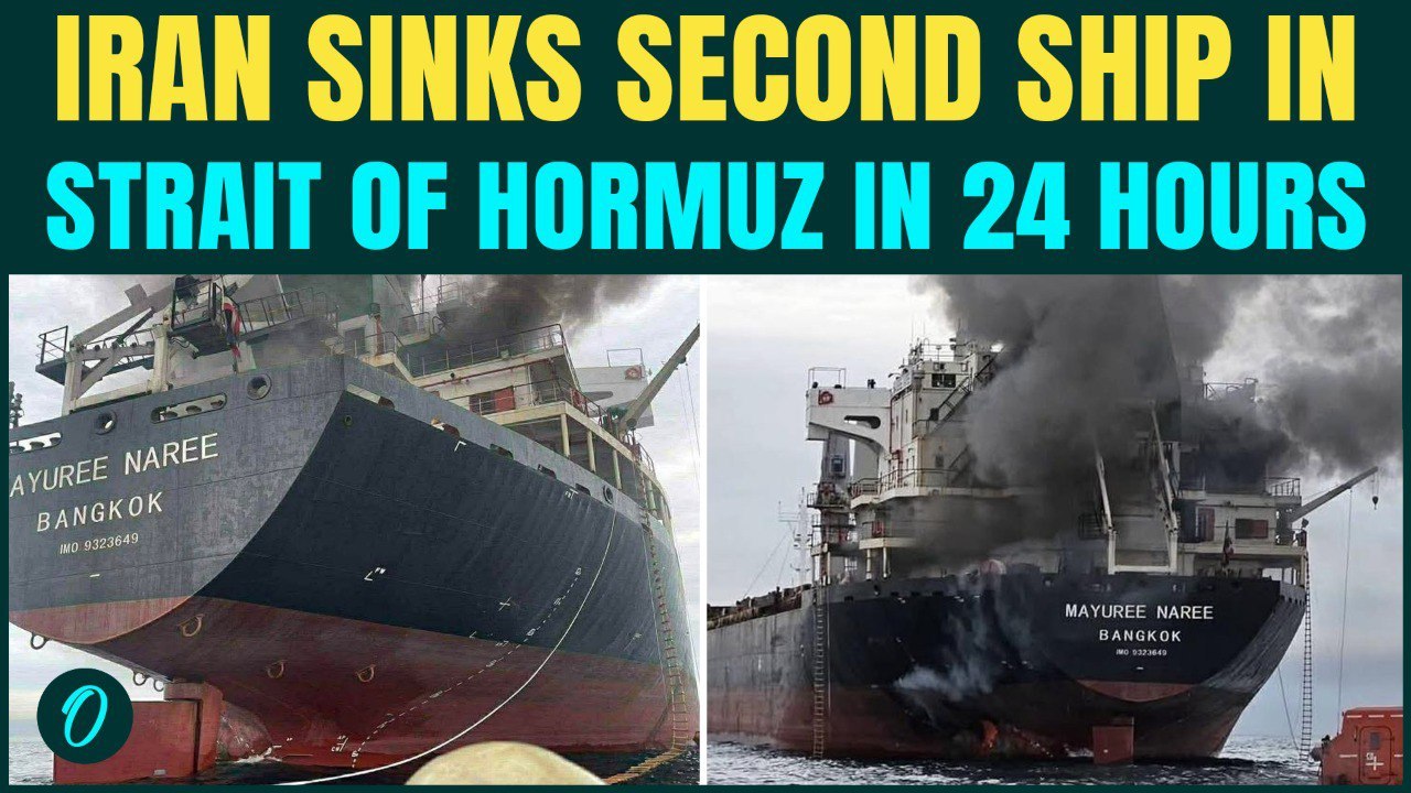 Iran BOMBS Thai Cargo Ship Heading to India in Strait of Hormuz; 20 Rescued, 3 Missing | U.S vs Iran
