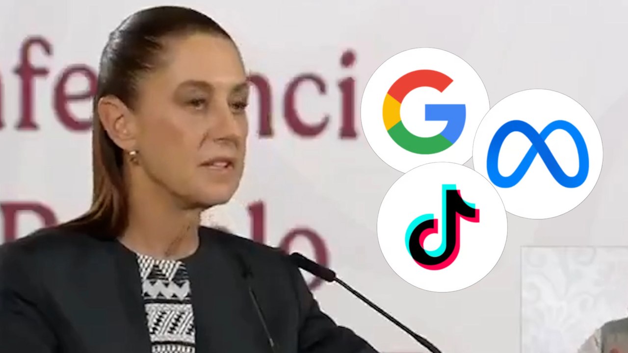 ‪Claudia Sheinbaum anuncia acuerdo con plataformas digitales para combatir la violencia contra la mujer