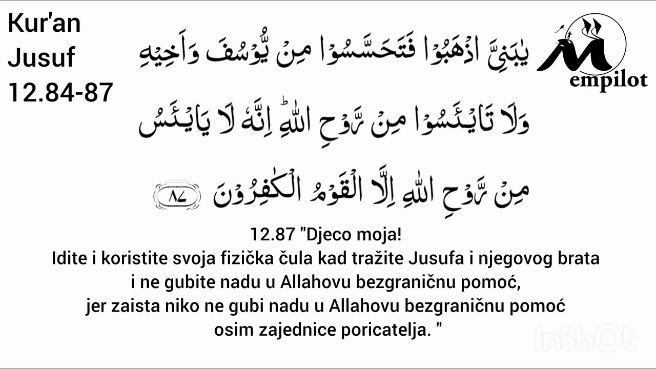 emDIN - Kuran Jusuf 12.84-87