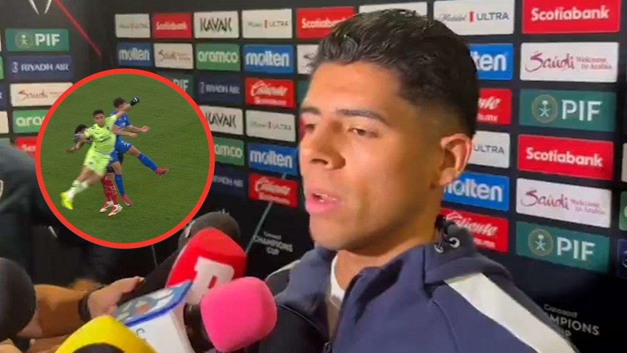 Víctor Guzmán disculpa a Mele tras reacción en Concachampions contra Cruz Azul