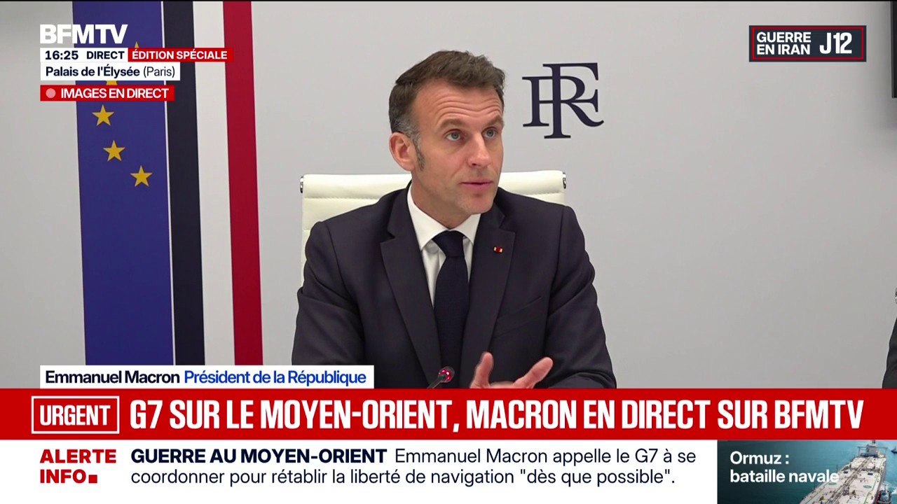 Emmanuel Macron dit vouloir assurer "la libre circulation" dans le détroit d'Ormuz devenu un "théâtre de guerre"