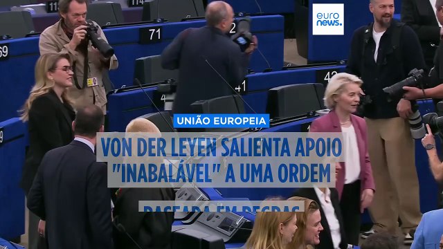 Após reações negativas, von der Leyen reforça apoio inabalável à ordem baseada em regras