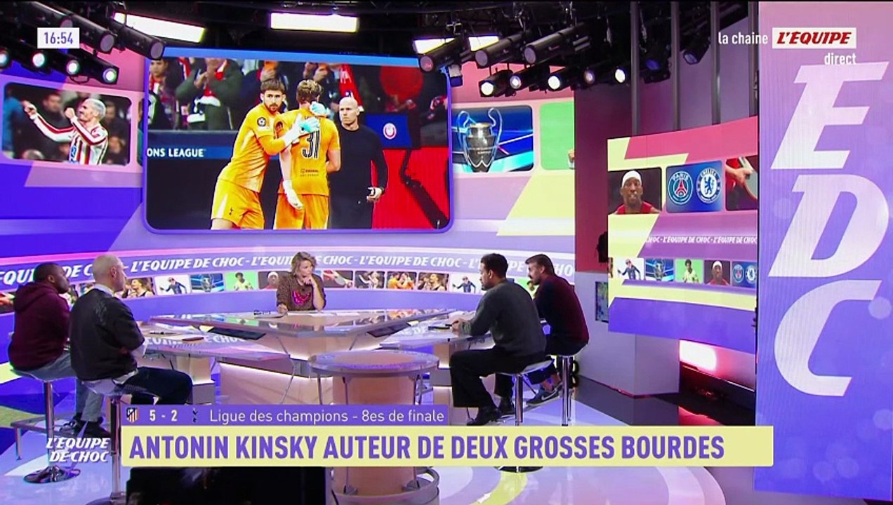 Les anciens gardiens Peter Schmeichel et Joe Hart apportent leur soutien à Antonin Kinsky après Atlético-Tottenham - Foot - Ligue des champions