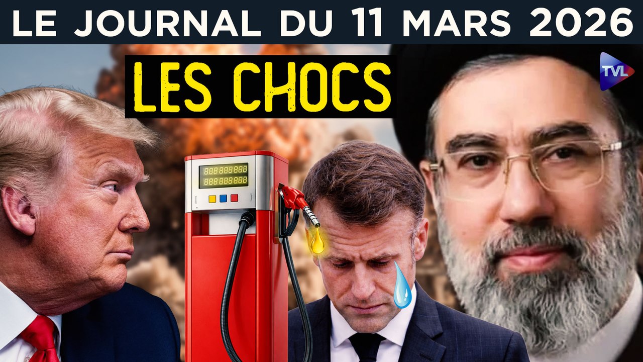 Guerre Iran : Ormuz bloqué, USA dépassés, vers le choc pétrolier ? - JT du mercredi 11 mars 2026